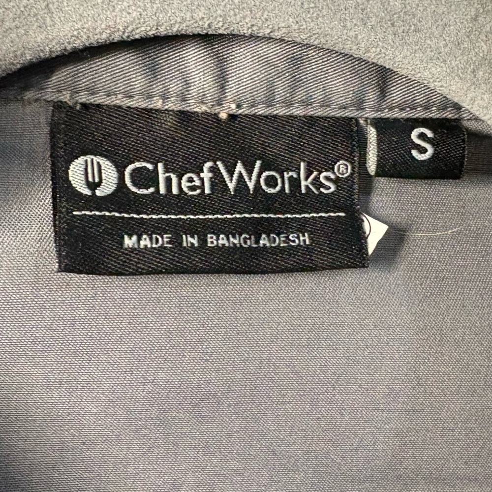 Chef Works Men's Gray Chef Jacket View 6